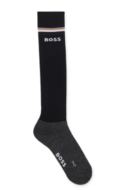 Reitsport-Socken mit Signature-Streifen und Branding