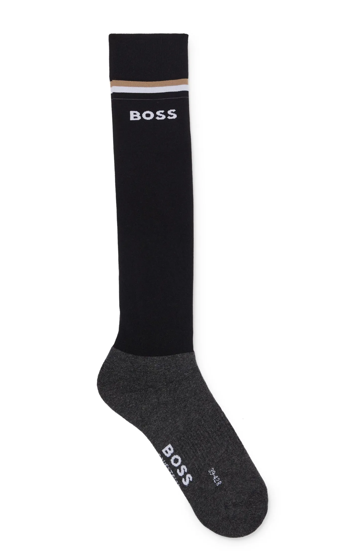 Reitsport-Socken mit Signature-Streifen und Branding