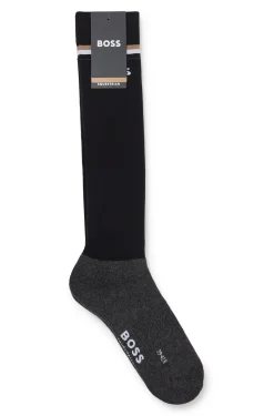 Reitsport-Socken mit Signature-Streifen und Branding