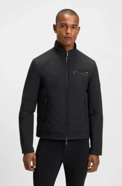 Reitsport-Steppjacke mit wasserabweisendem Finish