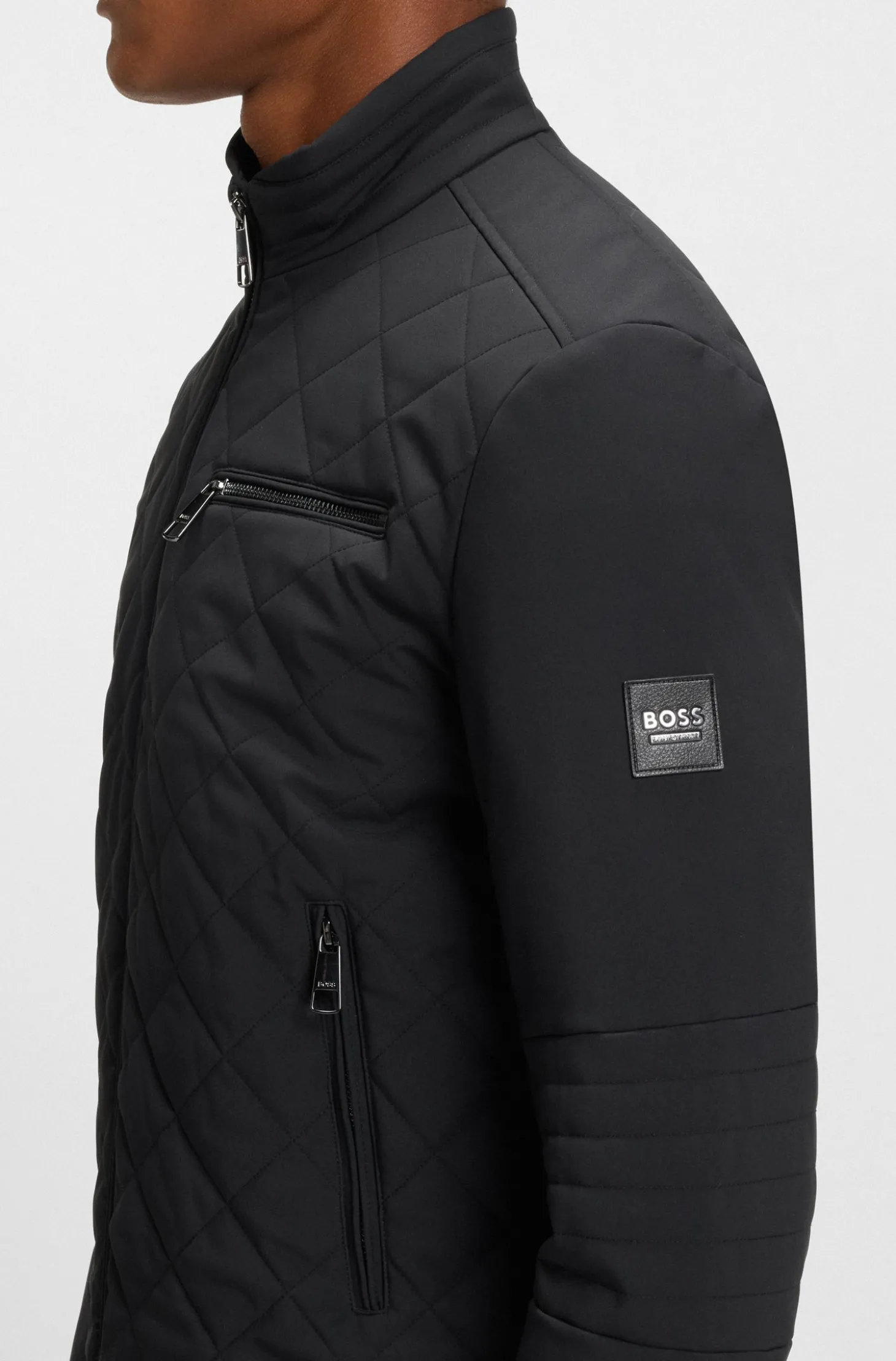 Reitsport-Steppjacke mit wasserabweisendem Finish
