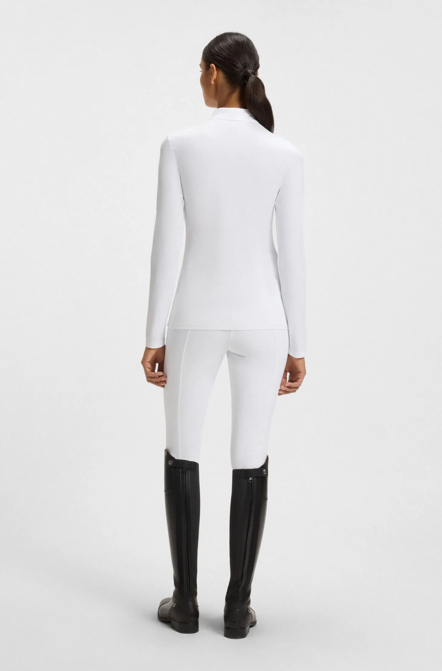 Reitsport-Turnierhemd aus Super-Stretch-Material