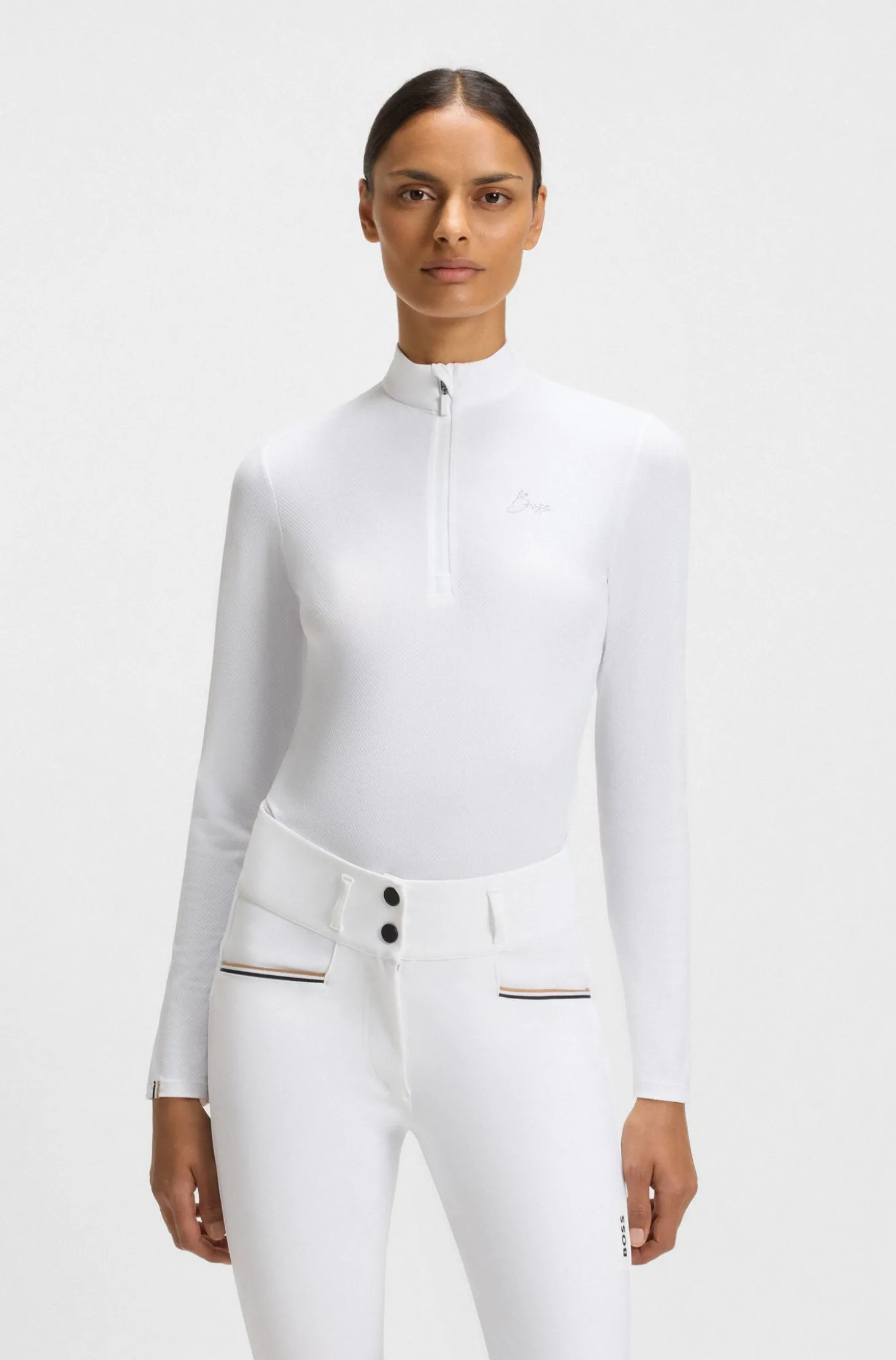 Reitsport-Turnierhemd aus Super-Stretch-Material