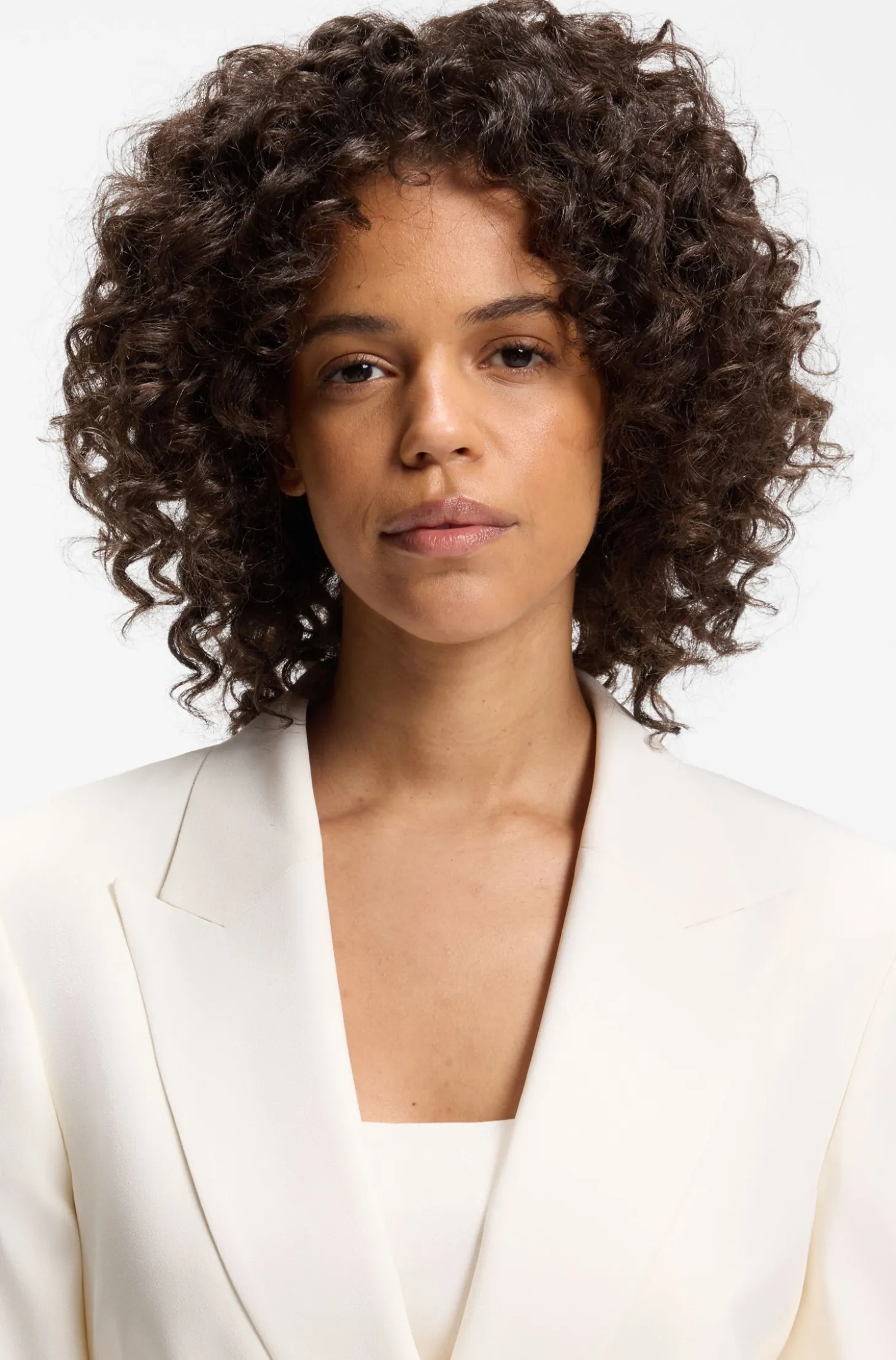 Relaxed Blazer mit D-Ring-Gürtel