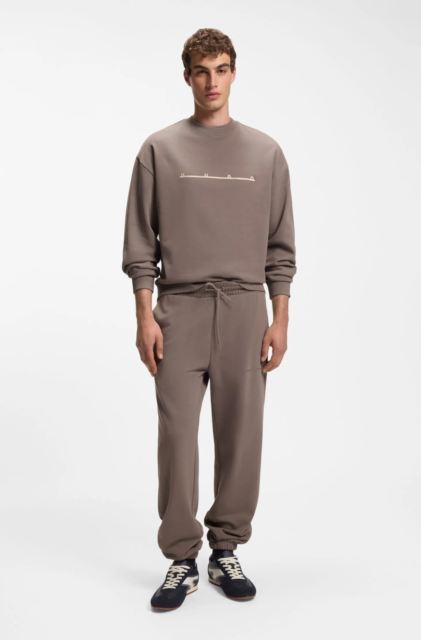 Relaxed-Fit Baumwollhose mit Streetwear-Logo