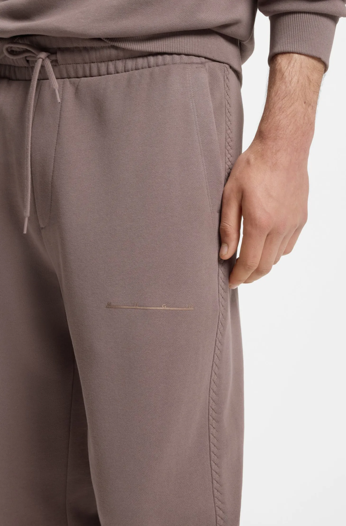 Relaxed-Fit Baumwollhose mit Streetwear-Logo