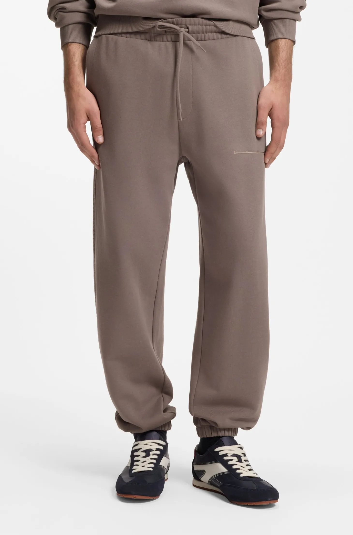 Relaxed-Fit Baumwollhose mit Streetwear-Logo
