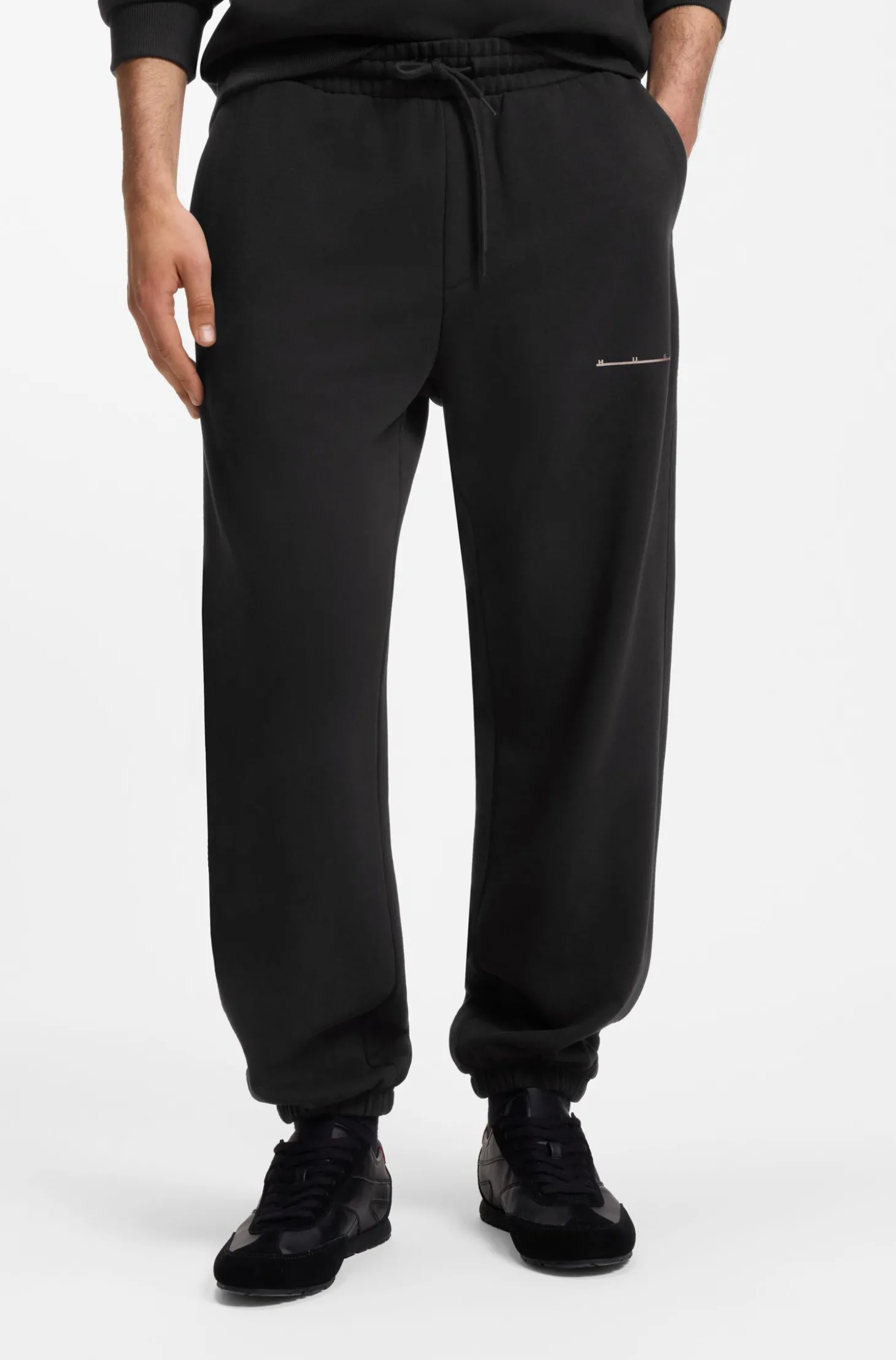 Relaxed-Fit Baumwollhose mit Streetwear-Logo
