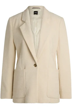 Relaxed-Fit Blazer aus Samt-Cord
