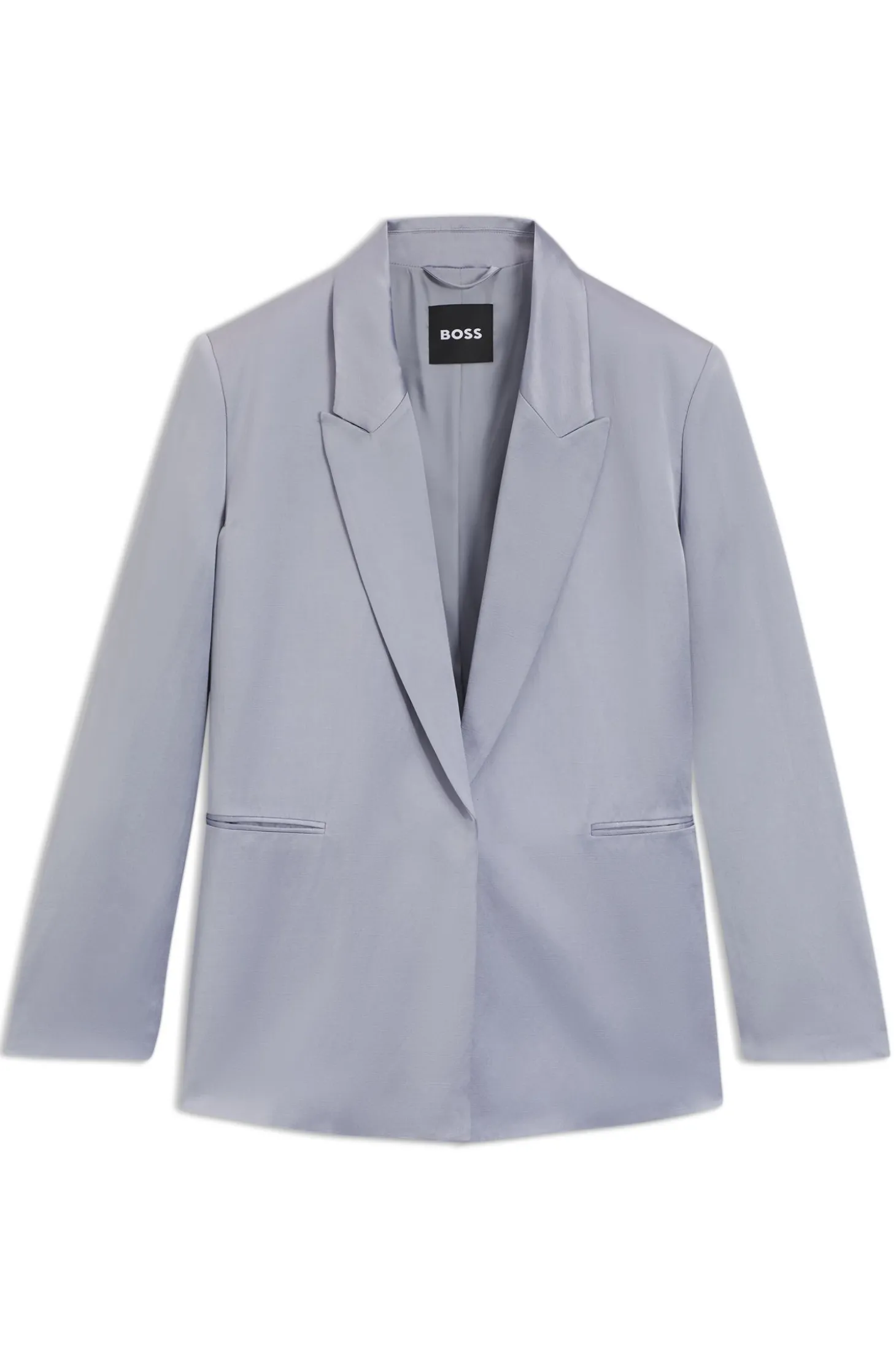Relaxed-Fit Blazer aus Satin