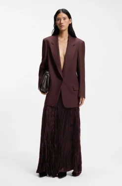Relaxed-Fit Blazer aus Schurwoll-Mix