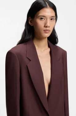 Relaxed-Fit Blazer aus Schurwoll-Mix
