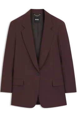 Relaxed-Fit Blazer aus Schurwoll-Mix