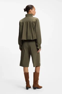 Relaxed-Fit Blazer mit Ballonsaum