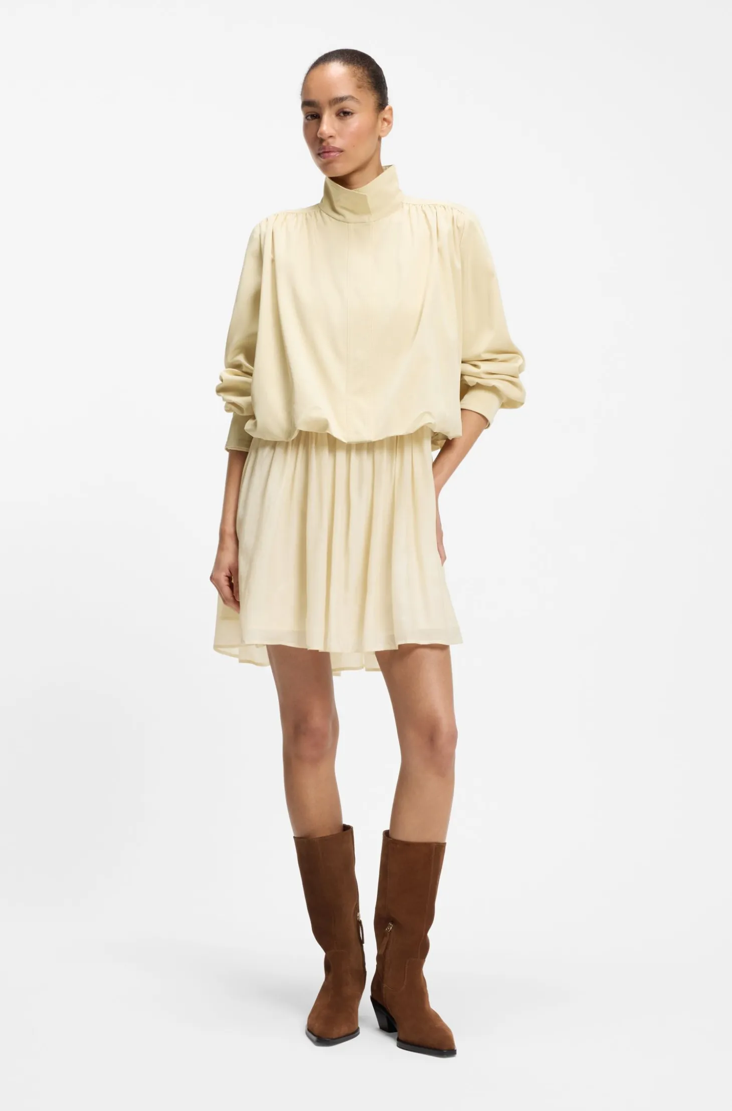 Relaxed-Fit Blazer mit Ballonsaum