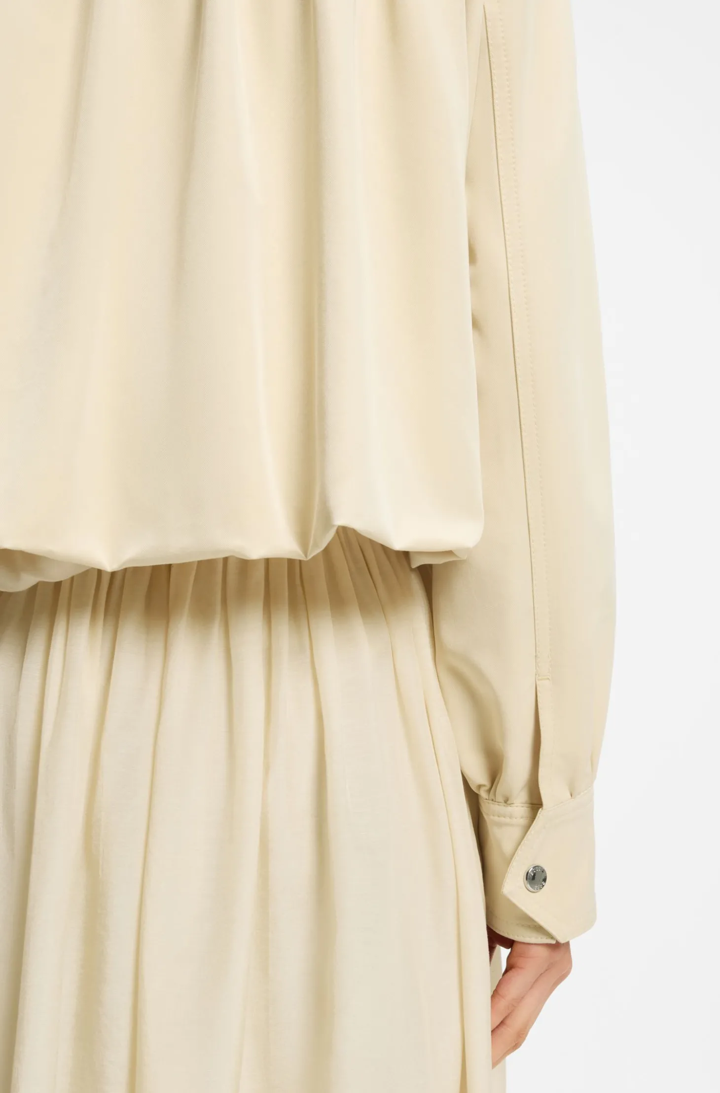 Relaxed-Fit Blazer mit Ballonsaum