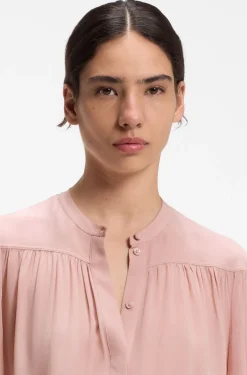 Relaxed-Fit Bluse aus Crêpe de Chine
