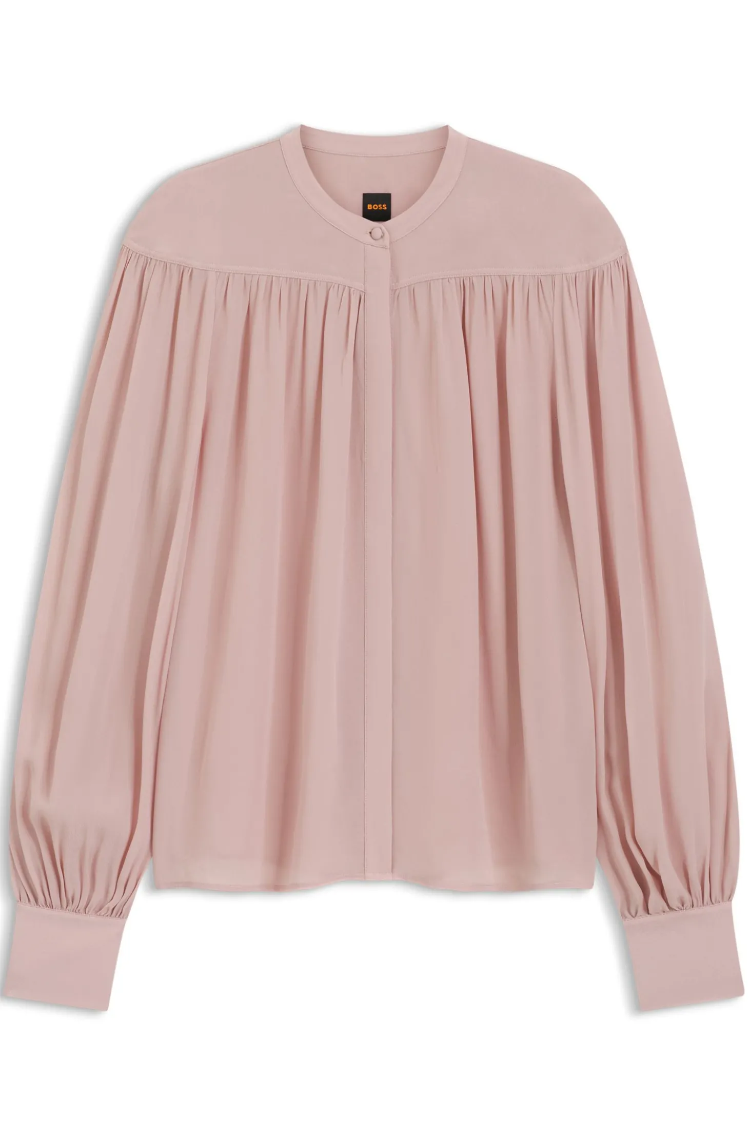 Relaxed-Fit Bluse aus Crêpe de Chine
