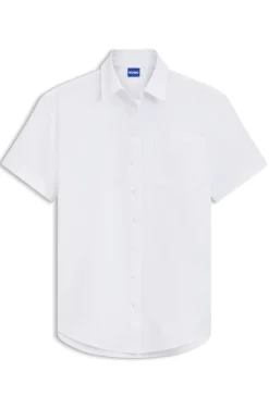 Relaxed-Fit Bluse aus Oxford-Baumwolle