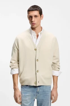 Relaxed-Fit Cardigan aus Schurwolle