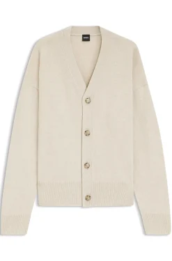Relaxed-Fit Cardigan aus Schurwolle