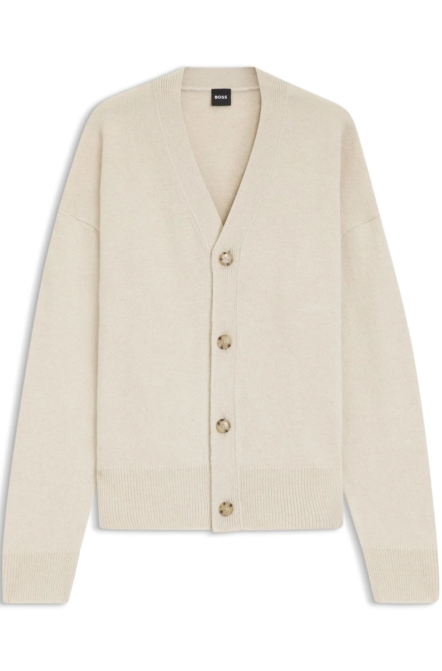 Relaxed-Fit Cardigan aus Schurwolle