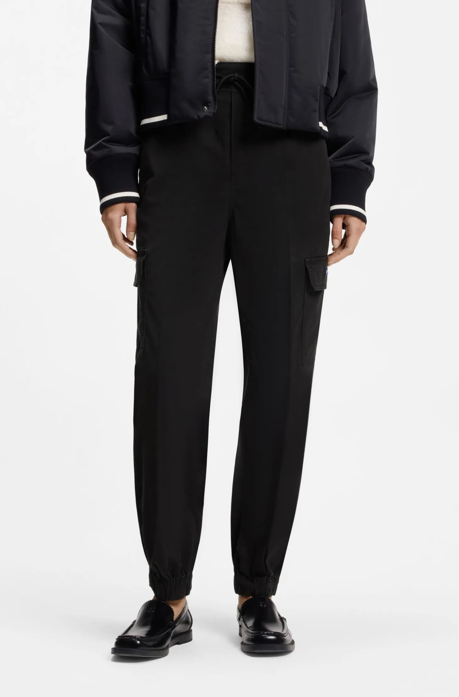 Relaxed-Fit Cargo-Hose aus Stretch-Baumwolle