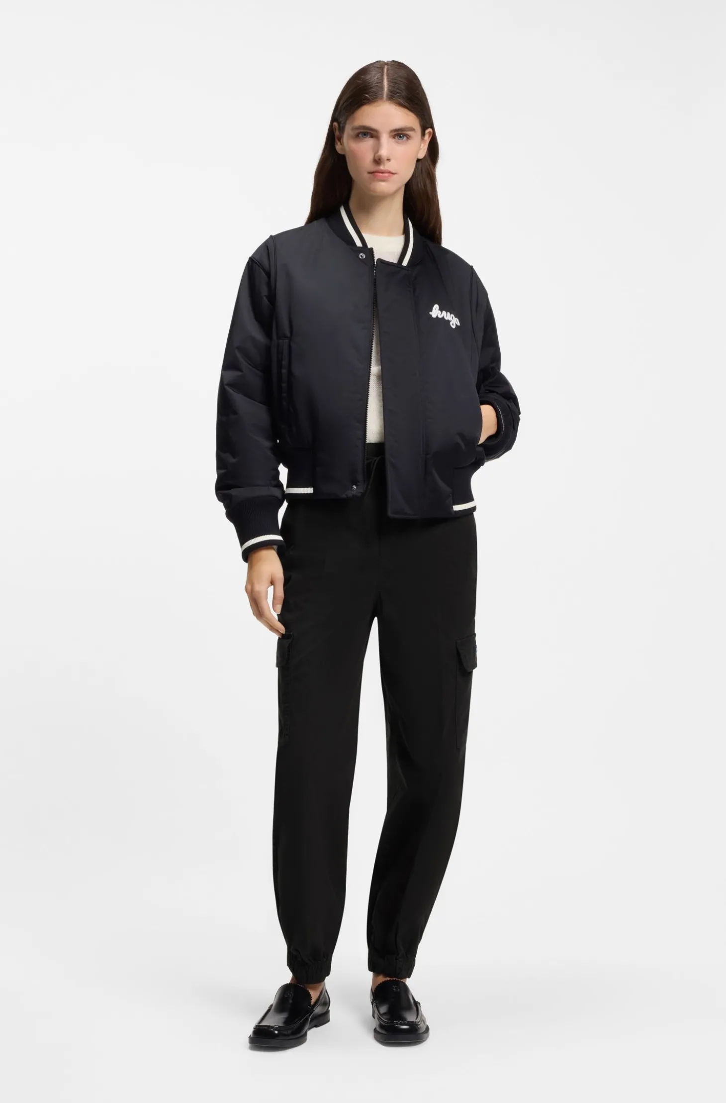 Relaxed-Fit Cargo-Hose aus Stretch-Baumwolle