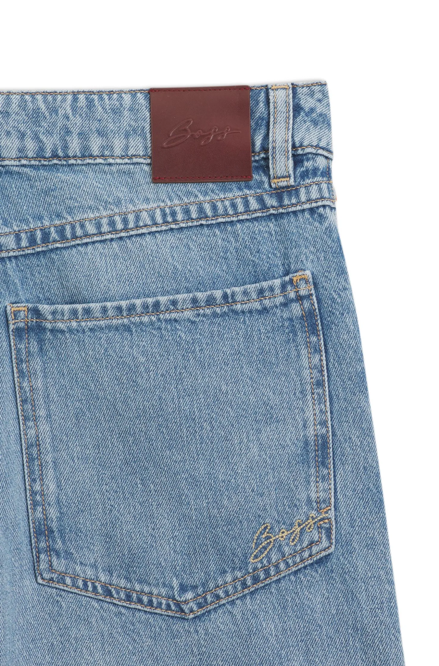 Relaxed-Fit Cropped-Jeans mit mittlerer Bundhöhe