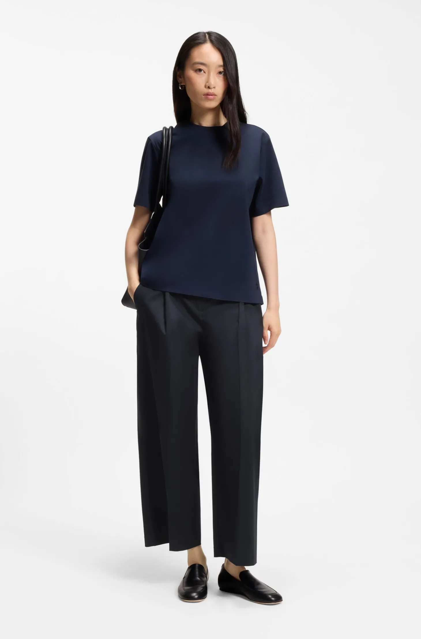 Relaxed-Fit Culotte aus Stretch-Baumwolle