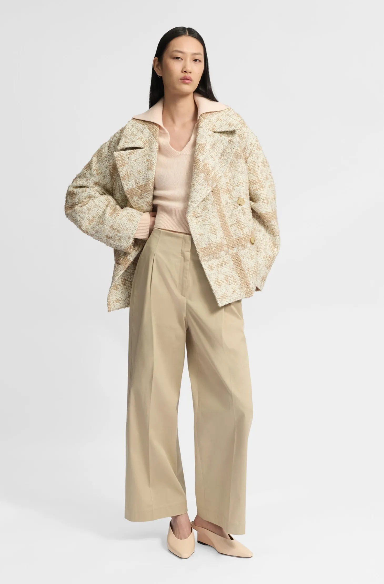 Relaxed-Fit Culotte aus Stretch-Baumwolle