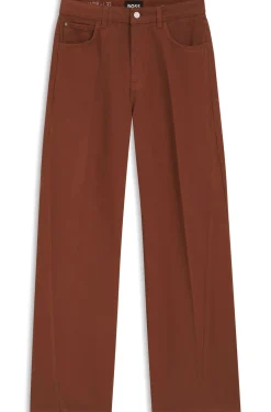Relaxed-Fit farbige Jeans aus softem Baumwoll-Mix