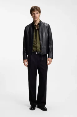 Relaxed-Fit Hemd aus Baumwoll-Twill mit Brustlogo