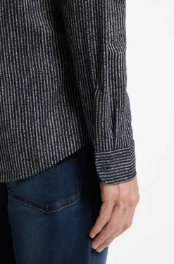 Relaxed-Fit Hemd aus bedrucktem Baumwoll-Jersey