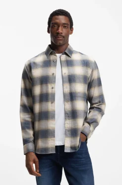 Relaxed-Fit Hemd aus kariertem Baumwoll-Flanell