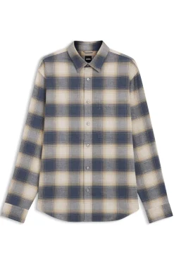 Relaxed-Fit Hemd aus kariertem Baumwoll-Flanell