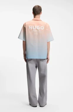 Relaxed-Fit Hemd mit Farbverlauf-Print