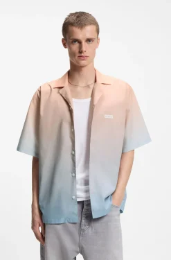 Relaxed-Fit Hemd mit Farbverlauf-Print