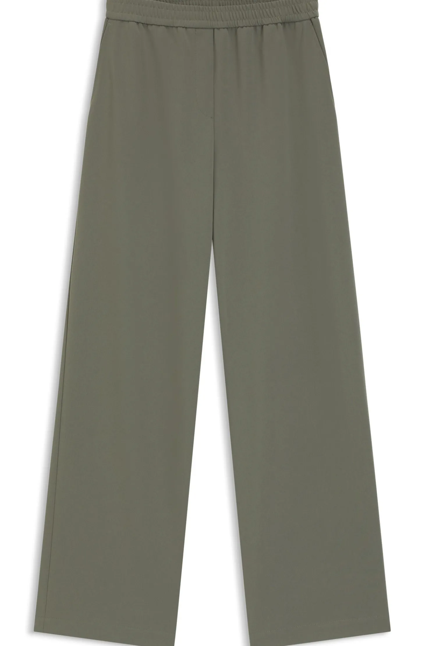 Relaxed-Fit Hose aus antistatischem japanischem Krepp