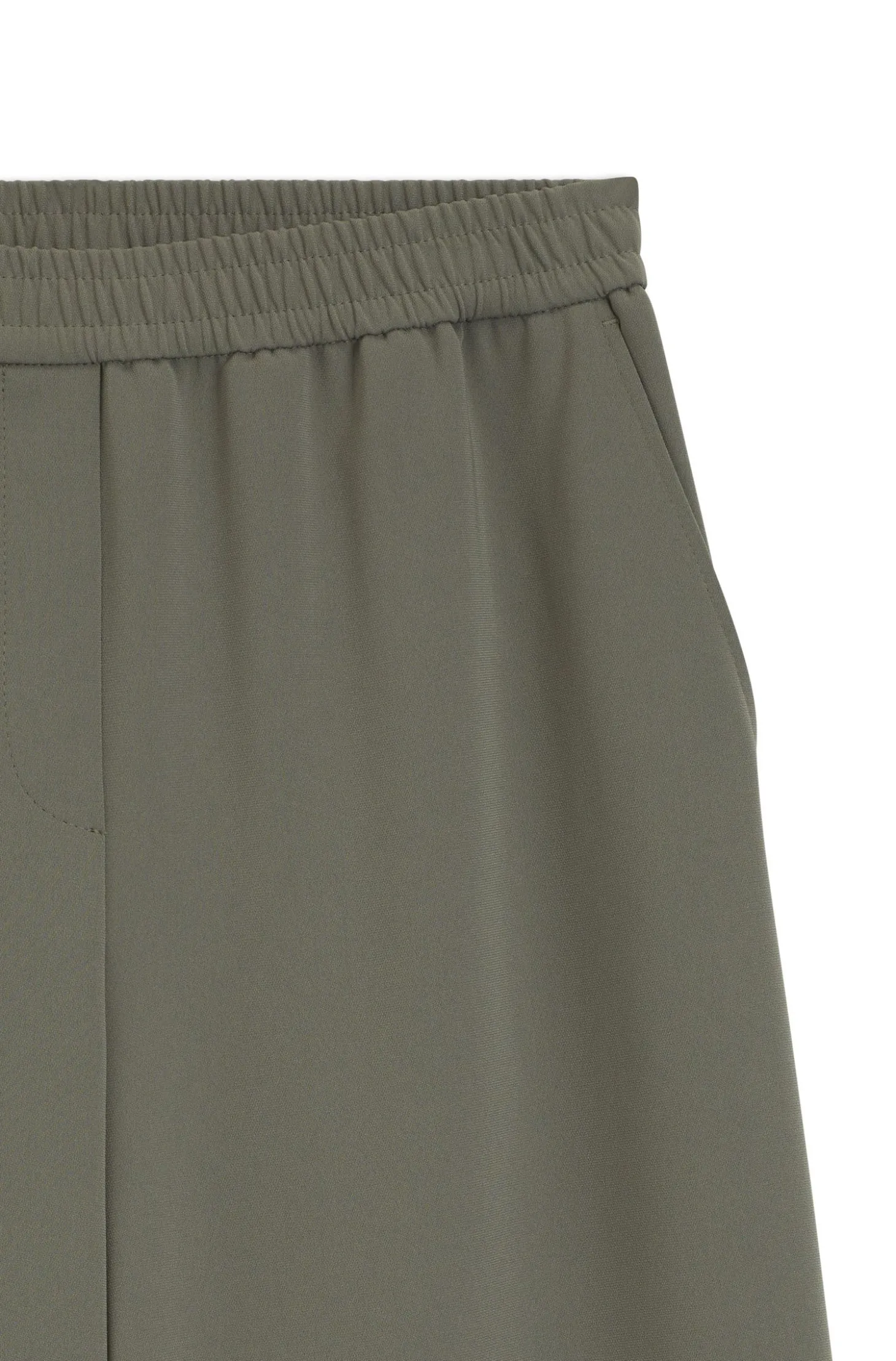 Relaxed-Fit Hose aus antistatischem japanischem Krepp