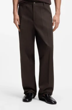 Relaxed-Fit Hose aus Baumwoll-Twill