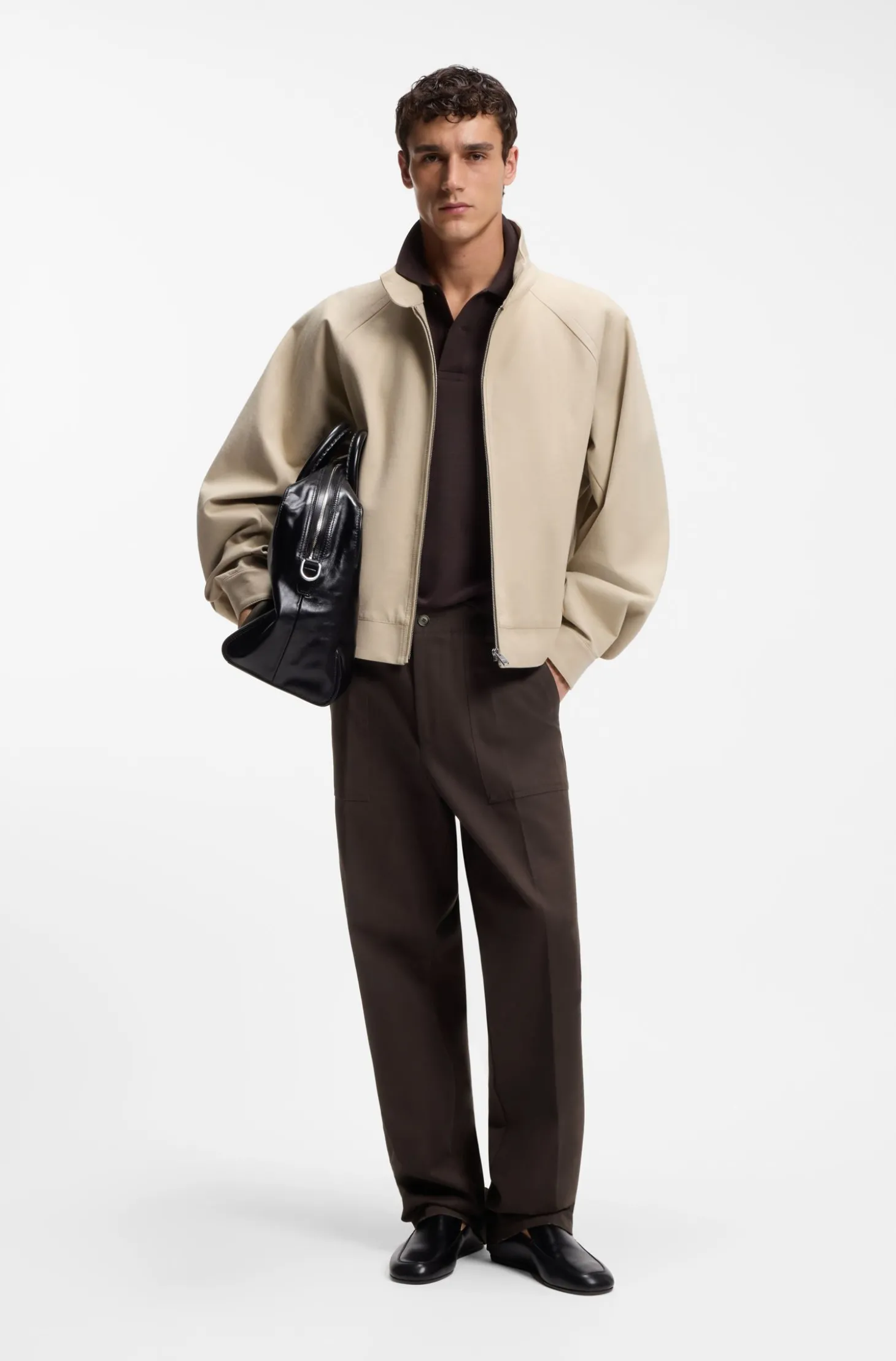 Relaxed-Fit Hose aus Baumwoll-Twill