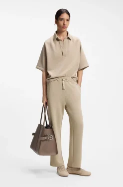 Relaxed-Fit Hose aus doppellagigem Scuba-Jersey