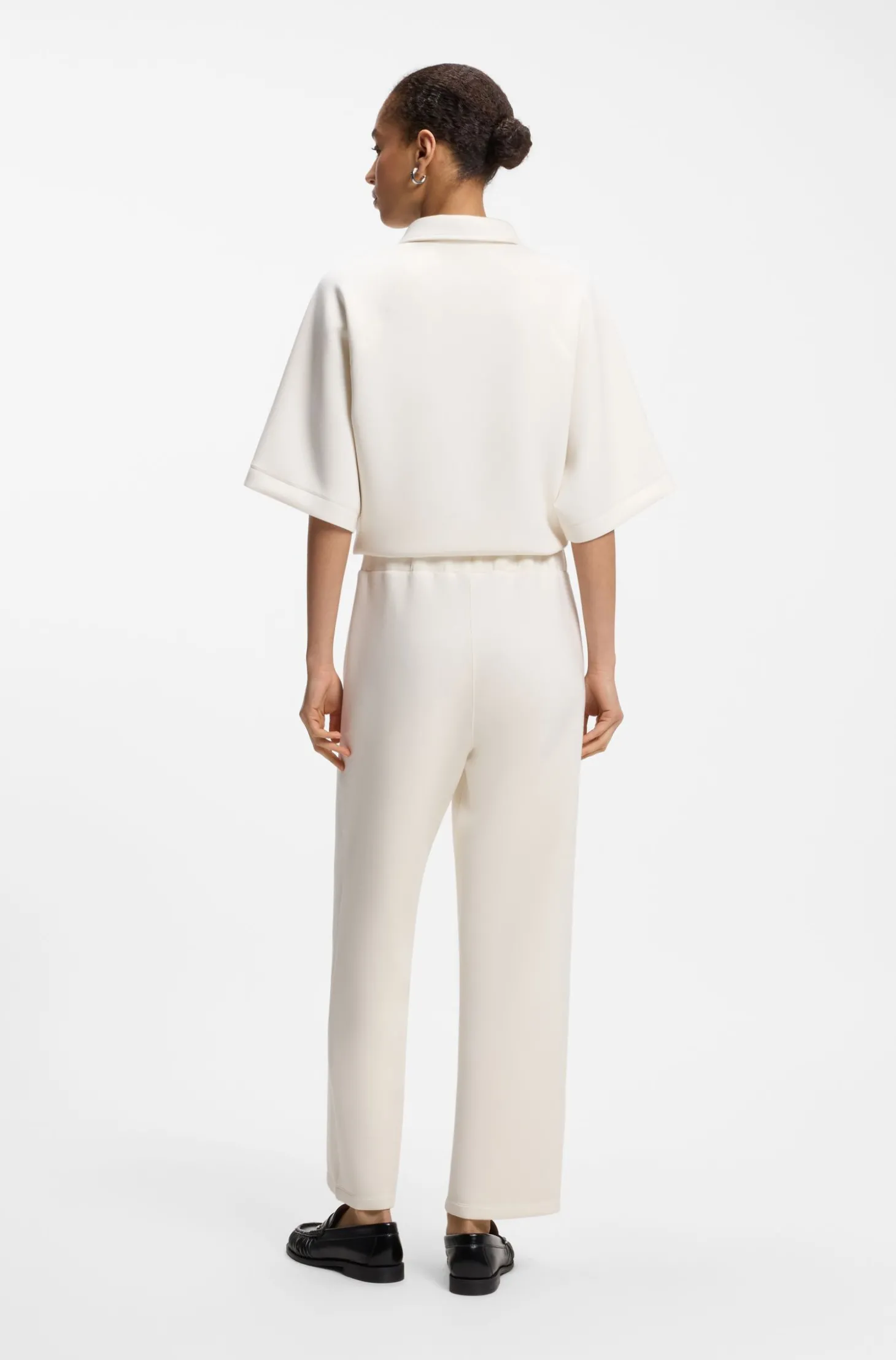 Relaxed-Fit Hose aus doppellagigem Scuba-Jersey