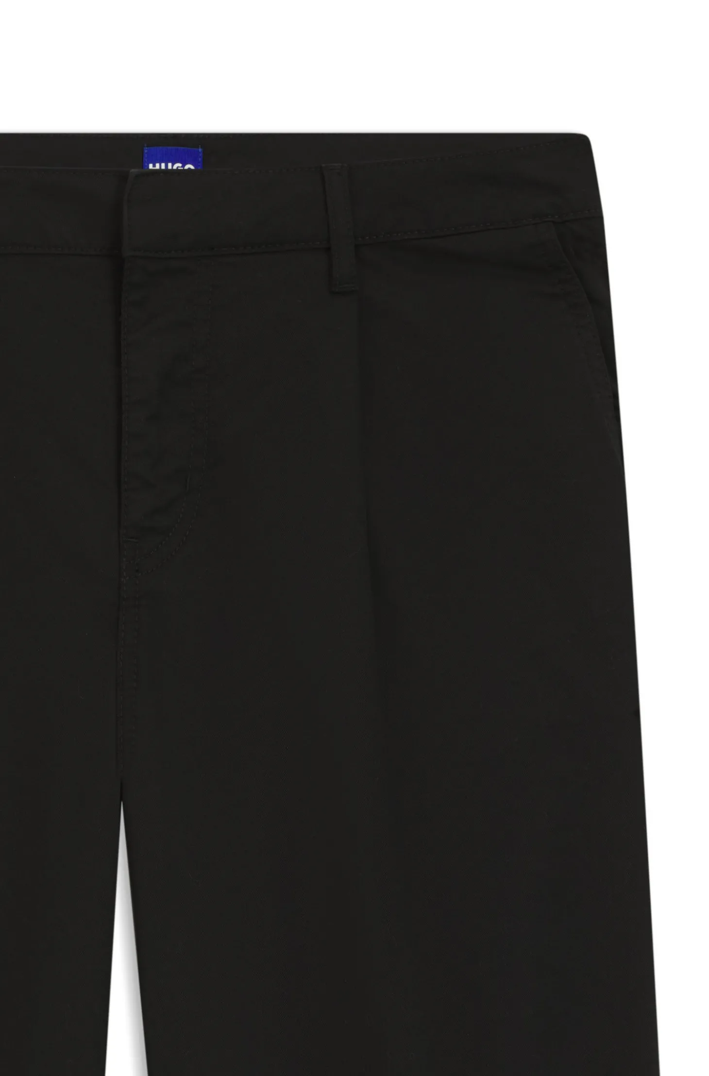Relaxed-Fit Hose aus elastischem Baumwoll-Twill