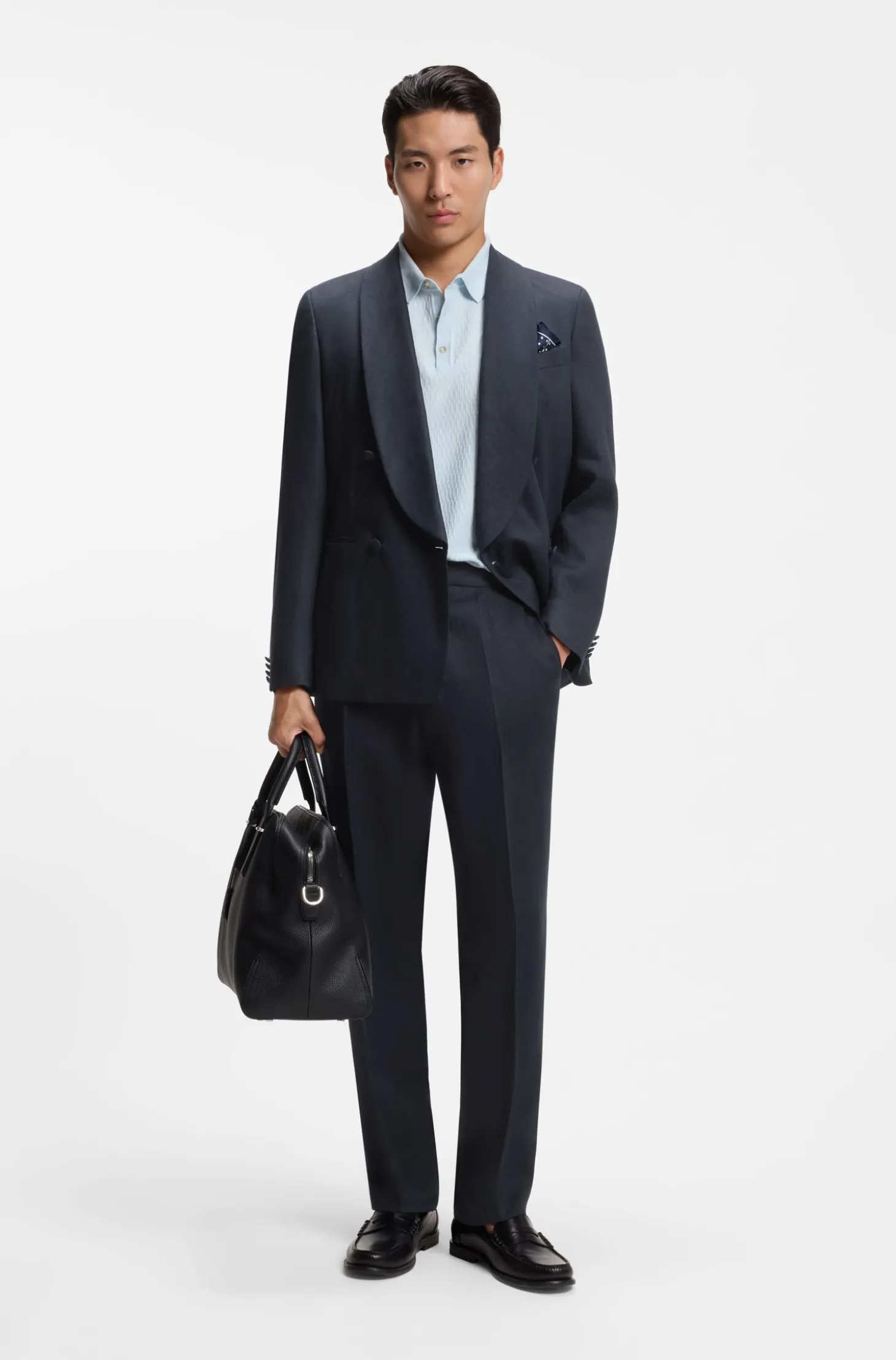 Relaxed-Fit Hose aus Leinen mit Bundfalten vorne