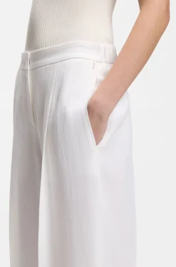 Relaxed-Fit-Hose aus Leinen-Mix