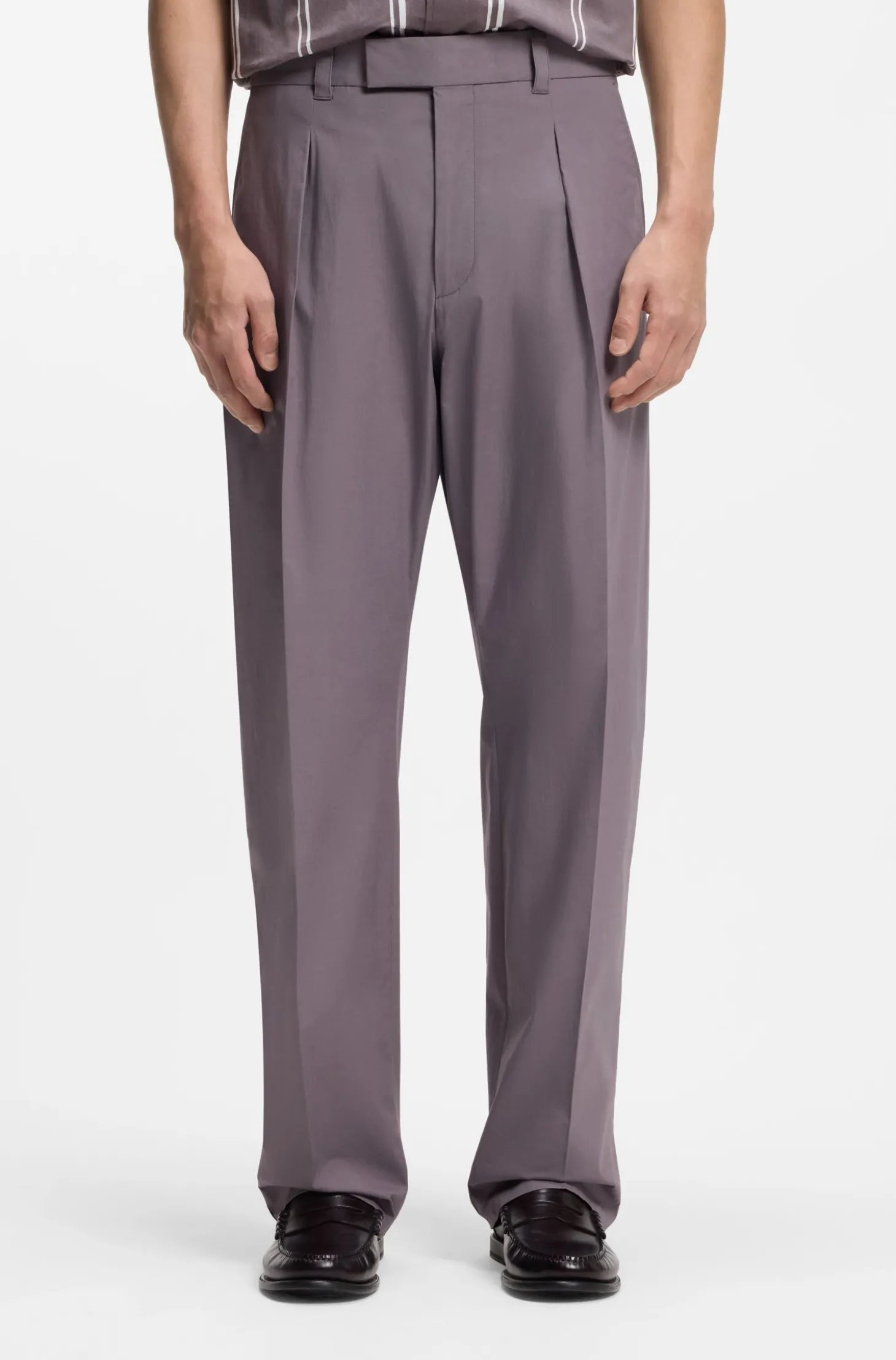 Relaxed-Fit Hose aus Stretch-Baumwolle