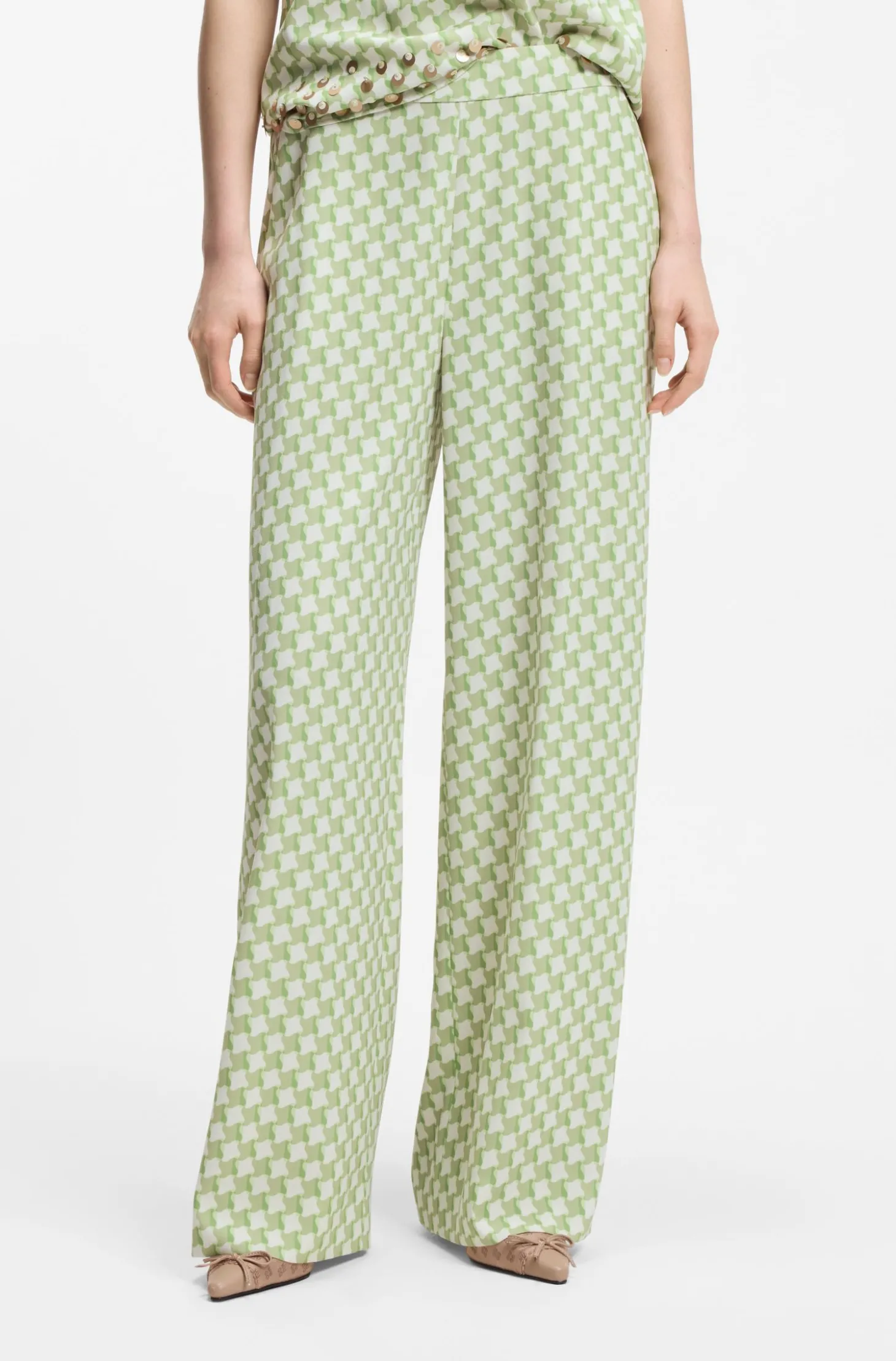 Relaxed-Fit Hose mit Allover-Print