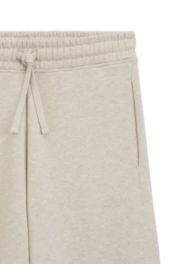 Relaxed-Fit Hose mit Barrel-Leg aus meliertem Jersey